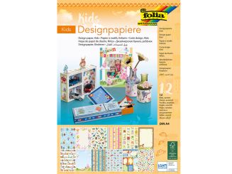 Folia Designpapiere »Kids«, 165 g/m², DIN A4, 12 Blatt 