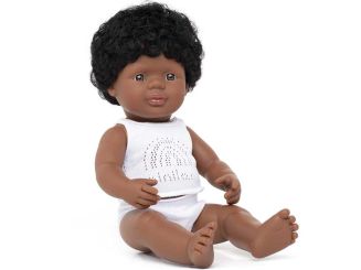 miniland dolls Babypuppe Junge »Afroamericano« 