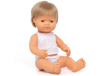 miniland dolls Babypuppe Junge »Rubio Oscuro« 