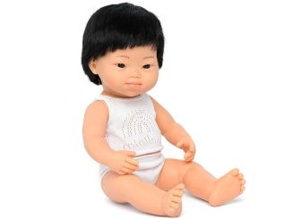 miniland dolls Babypuppe Junge mit Down-Syndrom »Asiatico« 