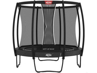 BERG Trampolin Champion Regular 270 Grey inkl. Sicherheitsnetz Deluxe 