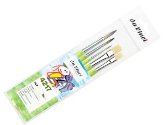 da Vinci FIT SYNTHETICS & SYNTHETICS BRISTLE Malpinsel-Set, 5-tlg. 