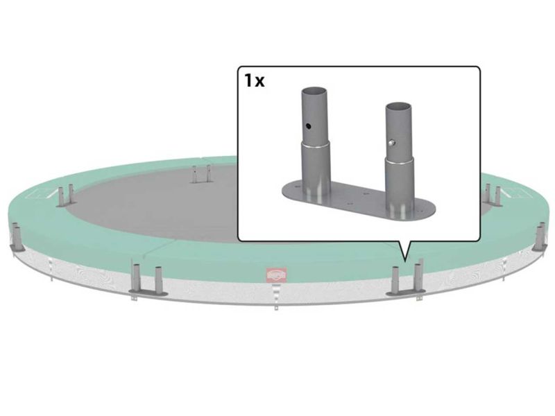 BERG Fuß für runde Elite/Champion InGround Trampoline 380 