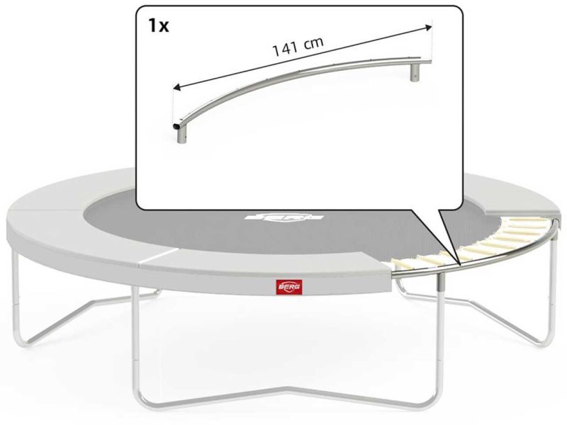 BERG Oberer Rahmen für Favorit Trampoline 270 mit Fußelement, geschweißt 