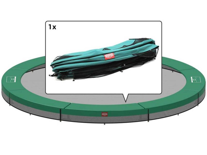 BERG Schutzrand für Favorit InGround 430 Trampoline, grün 