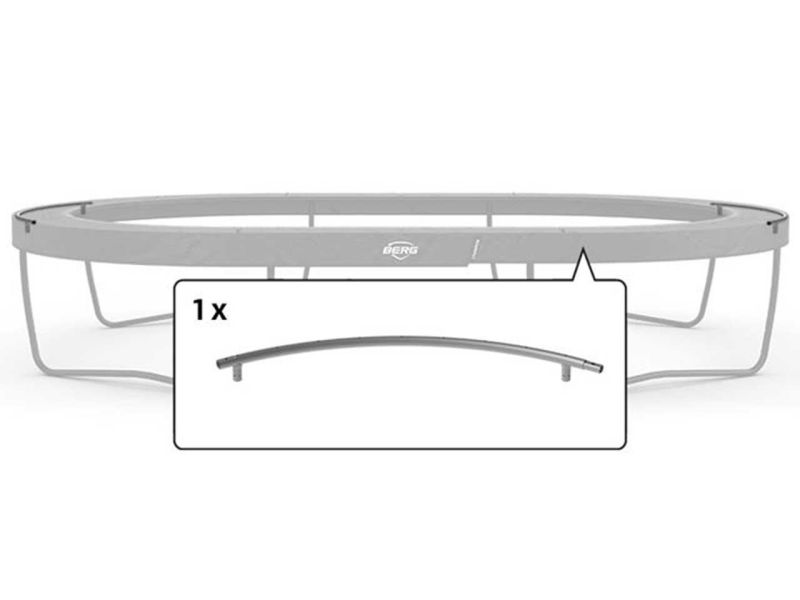 BERG Oberer Rahmen für Grand Champion Trampoline 520 mit Fußelement, seitlicher Rahmen, geschweißt 