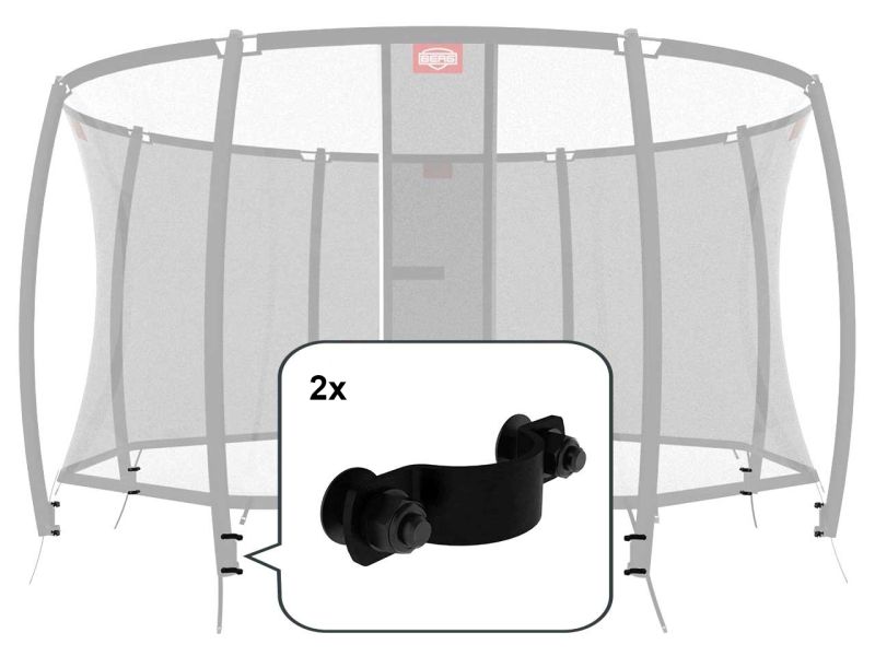 BERG Montageschellen Set 2-tlg. für Sicherheitsnetz Deluxe 