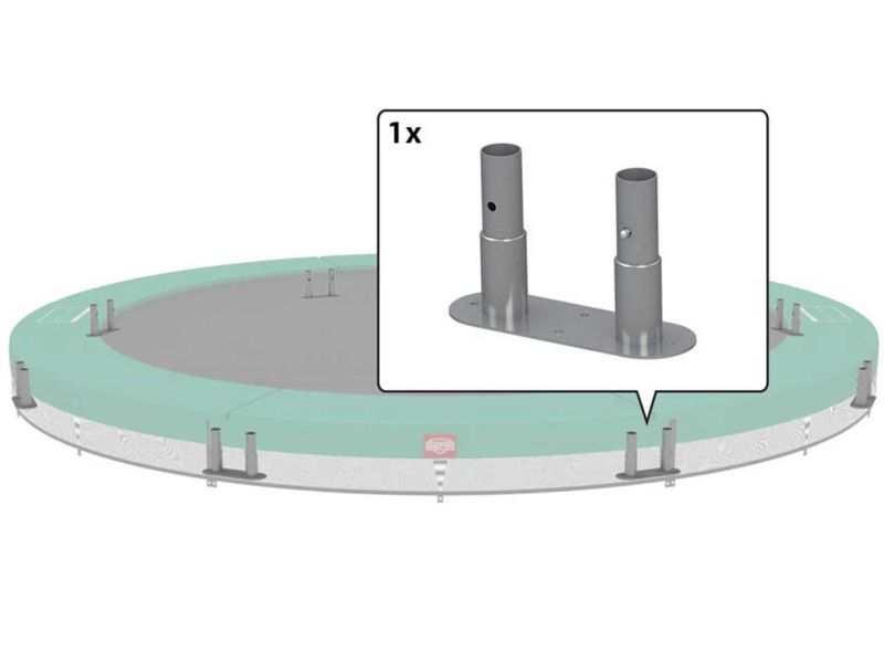 BERG Fuß für runde Elite/Champion InGround Trampoline 330 