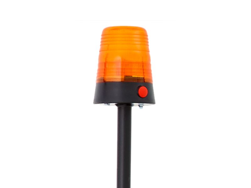 BERG Rundumlicht für Buddy Pedal-Gokarts, mit Stange, orange